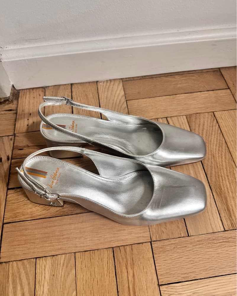Silver Slingbacks - Image 3