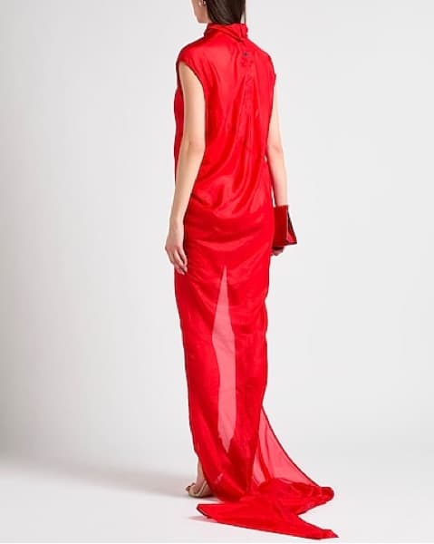 Rick Owens High Neck Semi Sheer Gown  - Image 2