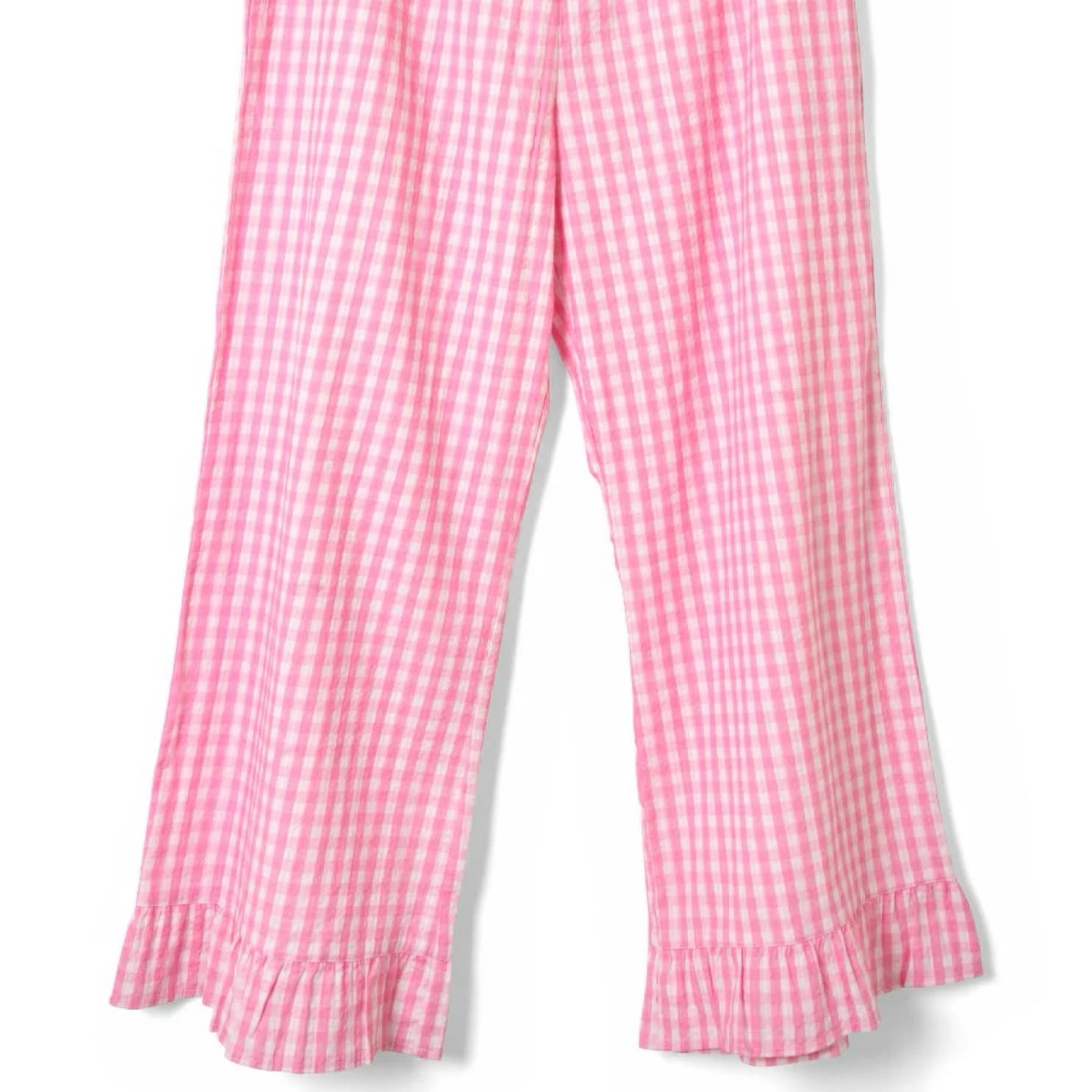 Damson Madder Pink Gingham Set - Image 5