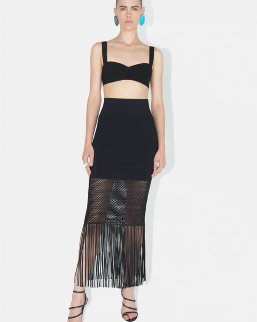 Galvan Knit Fringe Set - Image 1
