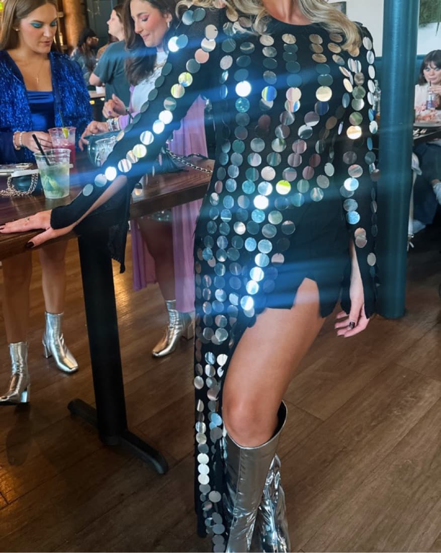Nasty Gal Sequin Top - Image 3