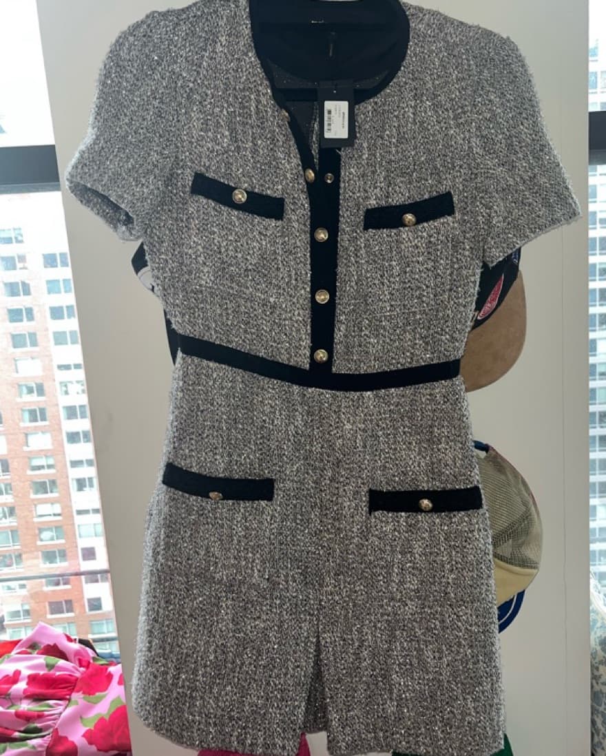 Tweed Mini Dress - Image 2