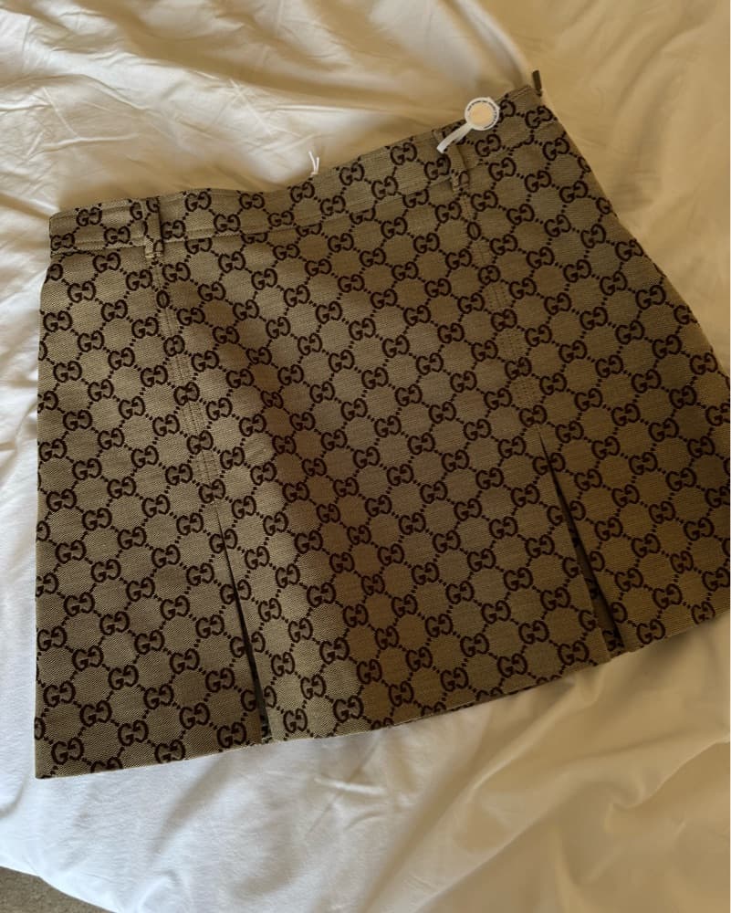 Gucci Signature Monogram Skirt - Image 3