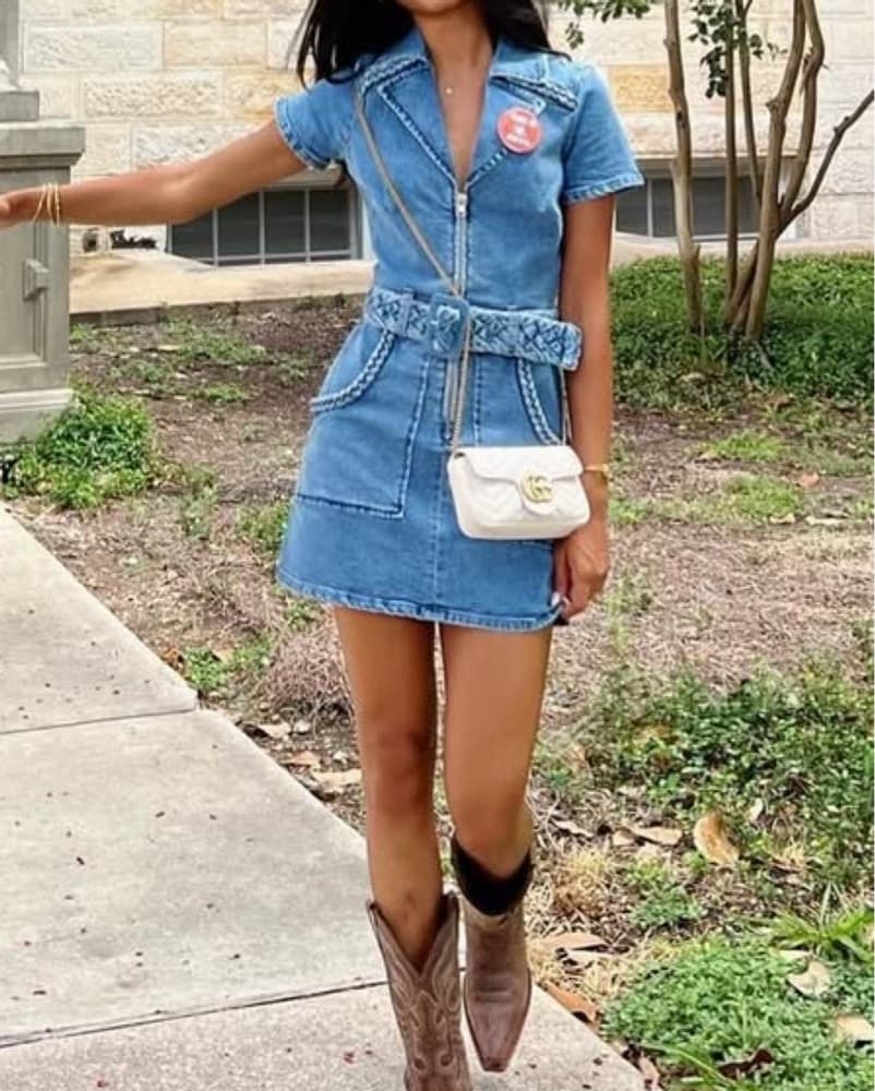 Denim Show Me Your Mumu Dress - Image 2