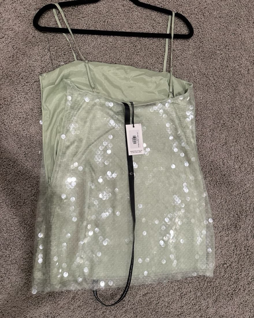 SLA the Label Lexi Mint Green Dress - Image 6