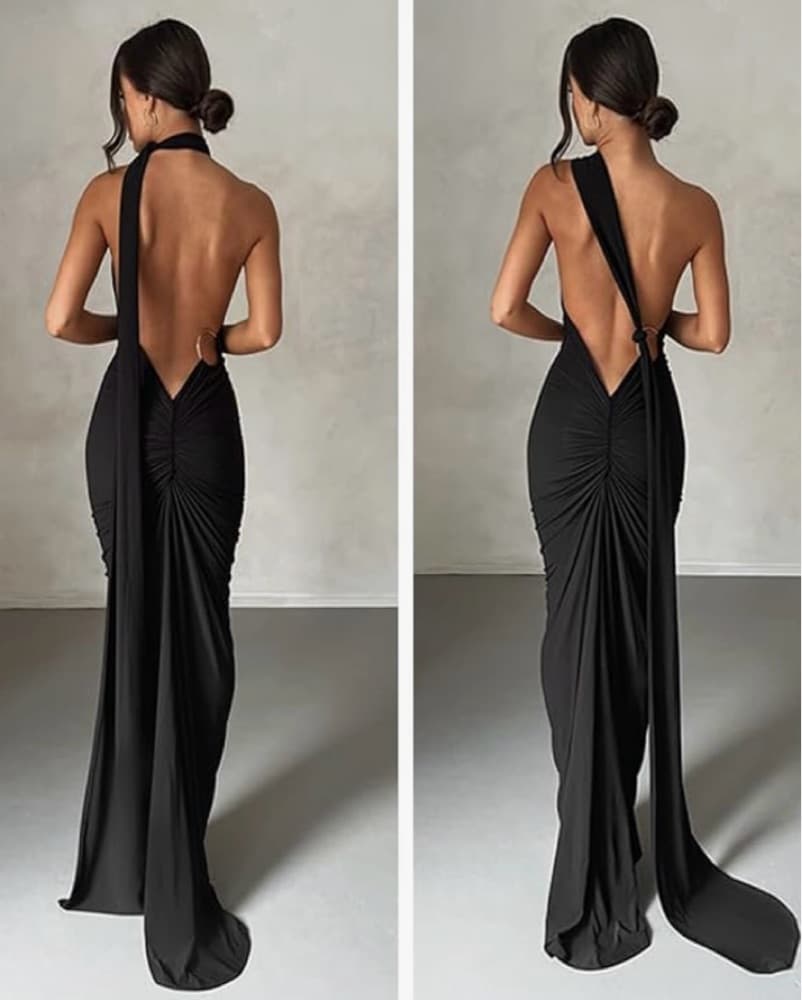 Backless Holly Molly Dress Dupe - Image 2