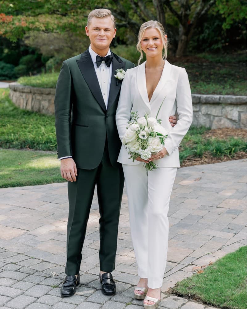 Little Black Tux Ivory Suit - Image 3