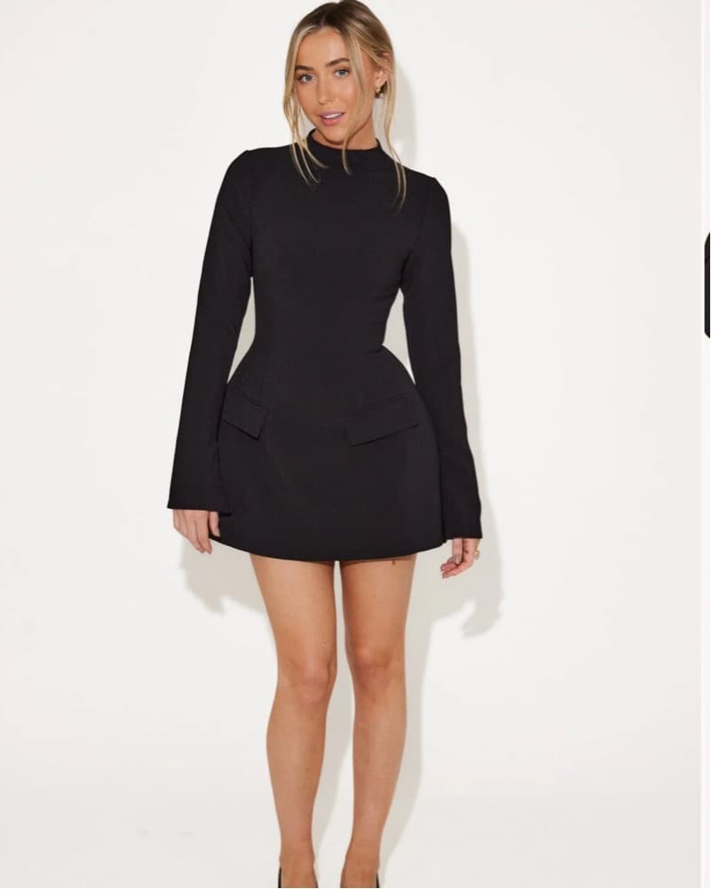 Oddmuse Split Sleeve Mini Dress - Image 2