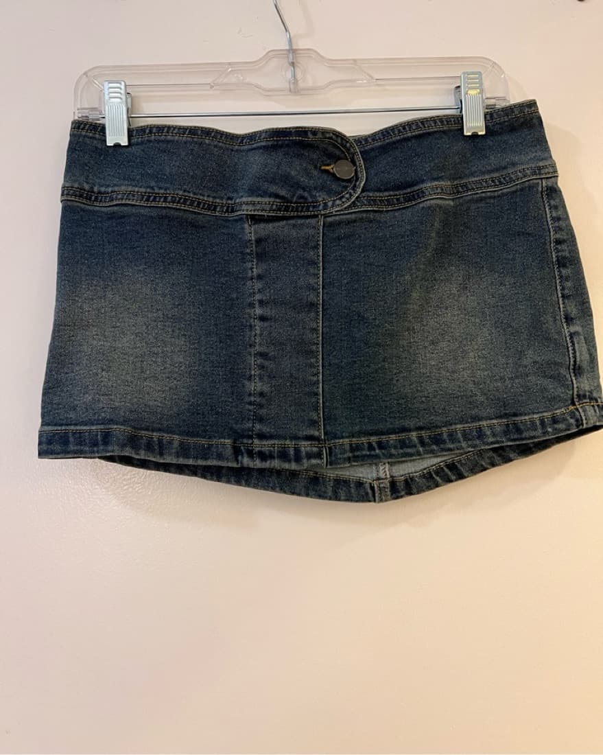 Superdown Micro Mini Denimn Skirt  - Image 2