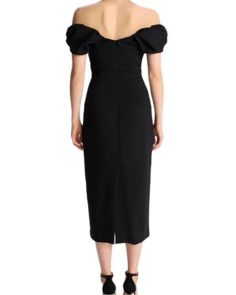 Chic A.L.C. Black Midi Dress - Image 2