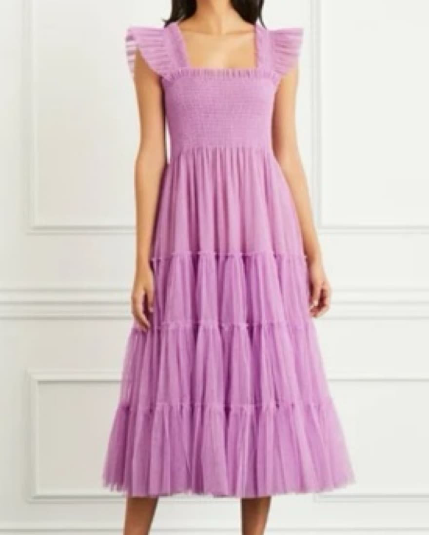 Hill House Tulle Midi Dress - Image 2