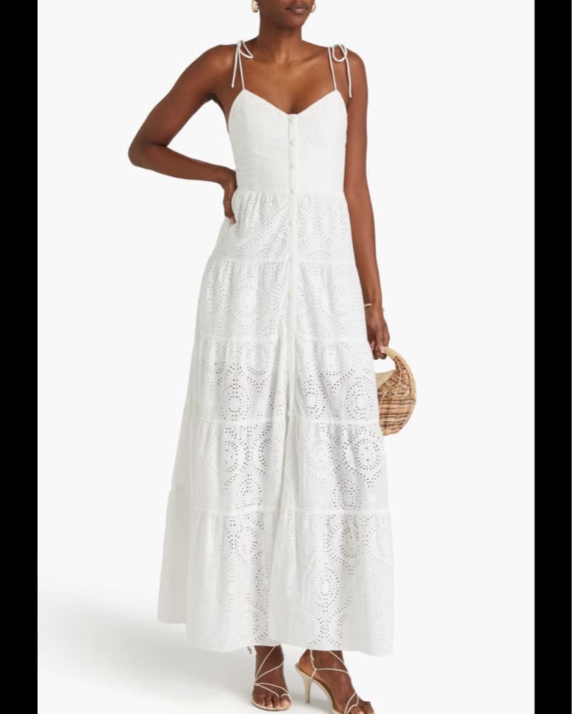 Alice And Olivia White Maxi Dress  - Image 2