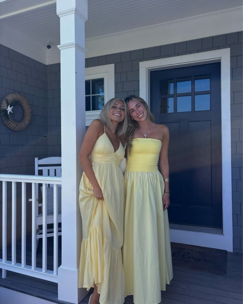 Cocolilies Tube Maxi Dress - Yellow - Image 3