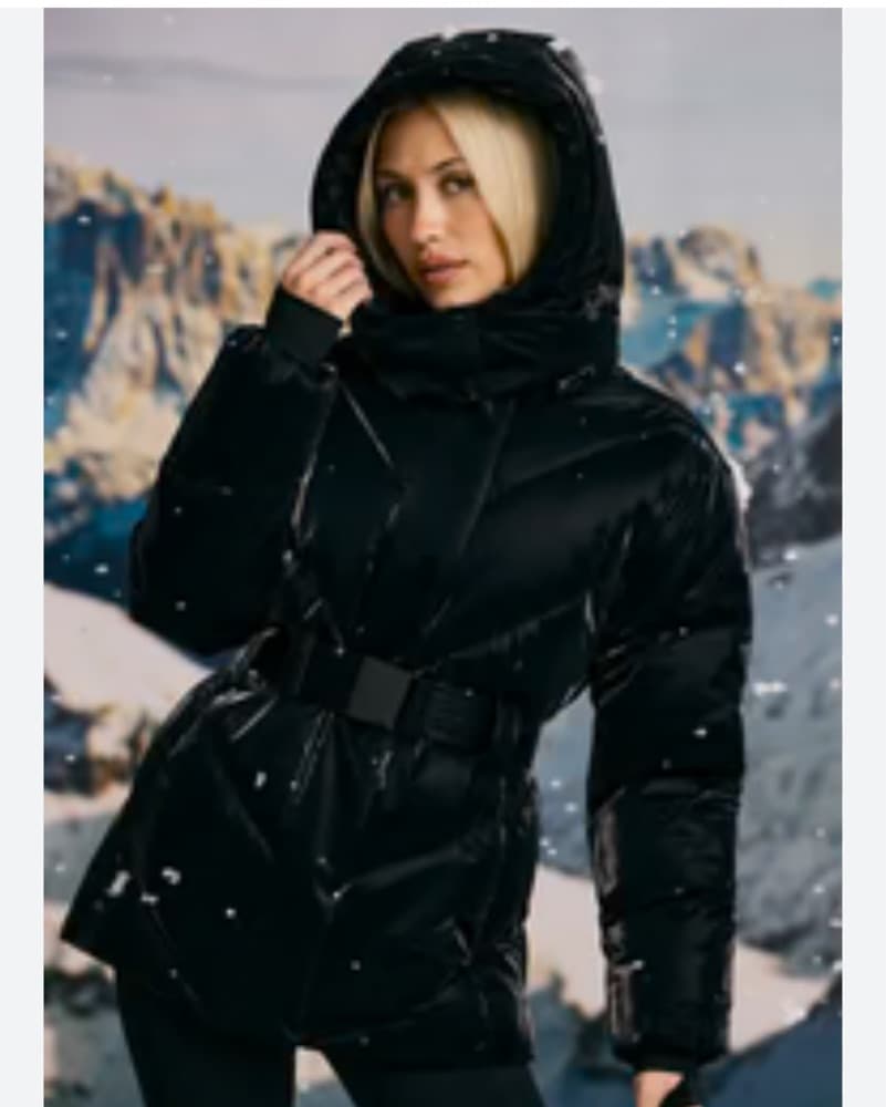 Oh Polly Bo Tee Black Ski Set  - Image 2
