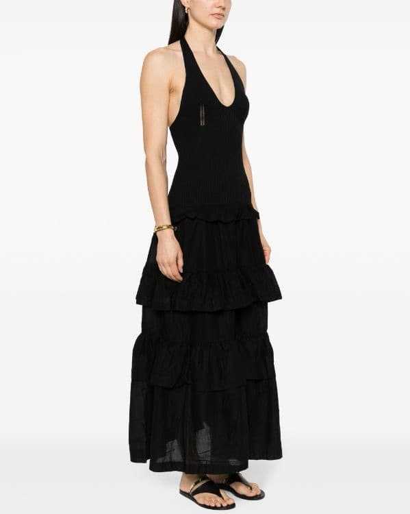 Twinset Milano Maxi Ruffle Dress - Image 1