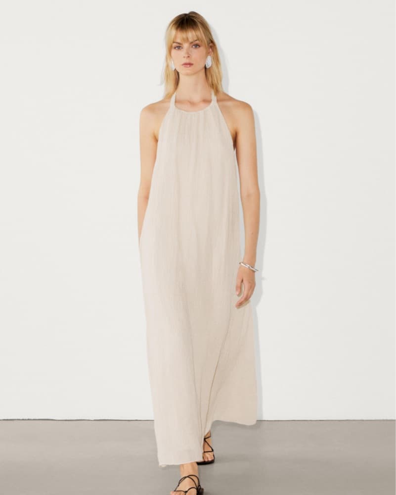 Massimo Dutti Halter Dress - Image 2