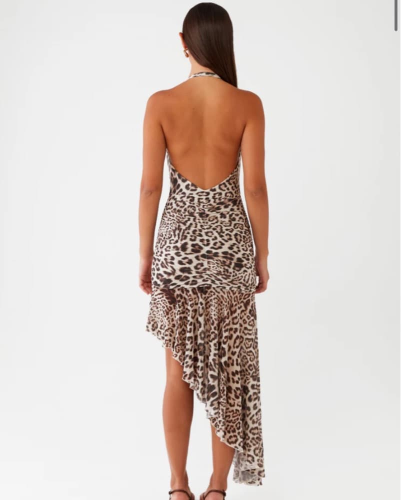 Leopard Print Peppermayo Formal Dress - Image 3