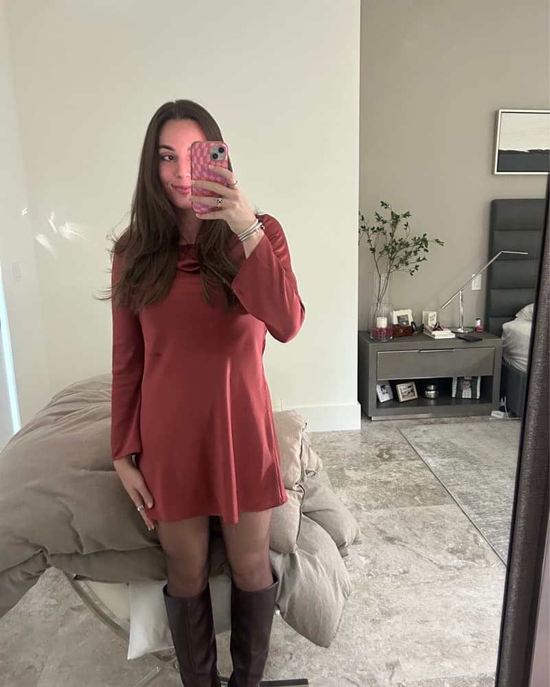 Reformation Pike Satin Dress  - Image 2