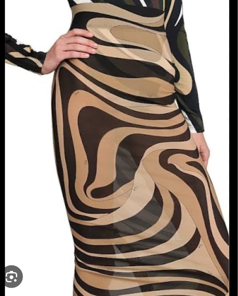 Pucci Mesh Maxi Skirt - Image 2