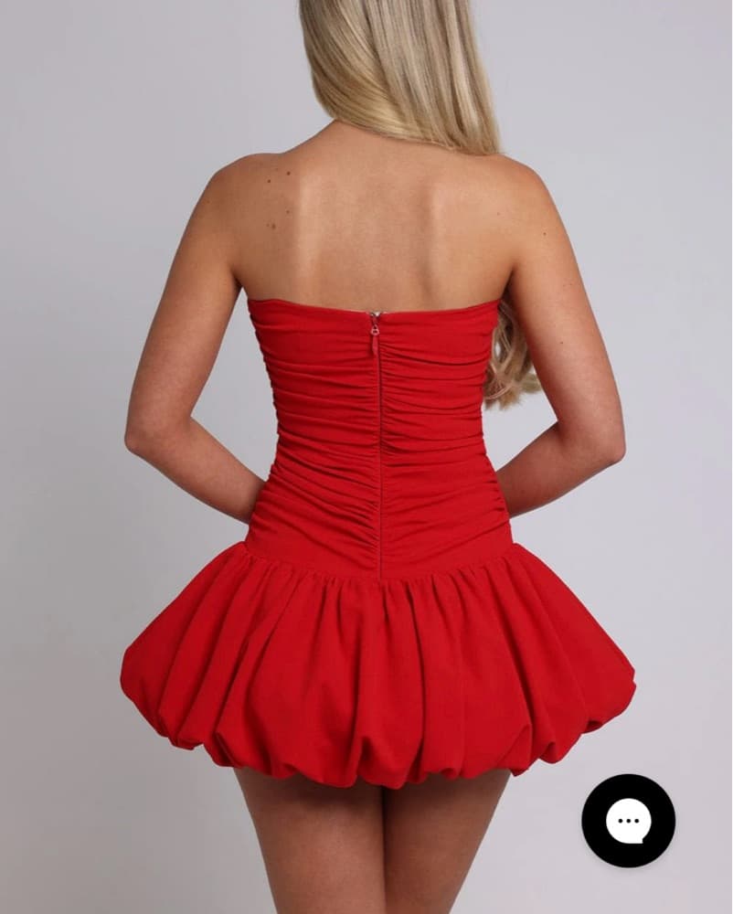 Babyboo Gemma Red Mini Dress - Image 4