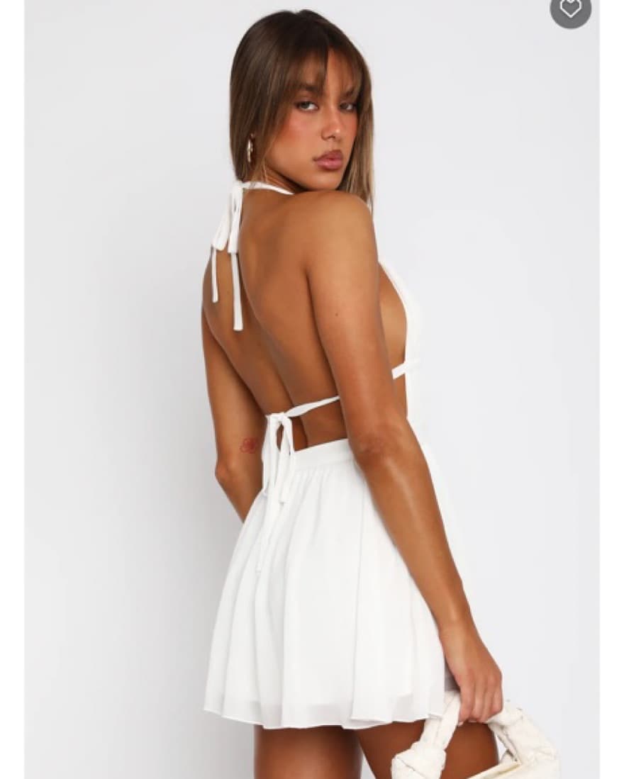 White Fox Mini Dress - Image 3