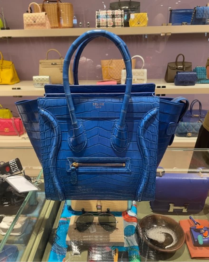 Celine crocodile Mini Luggage - Image 2
