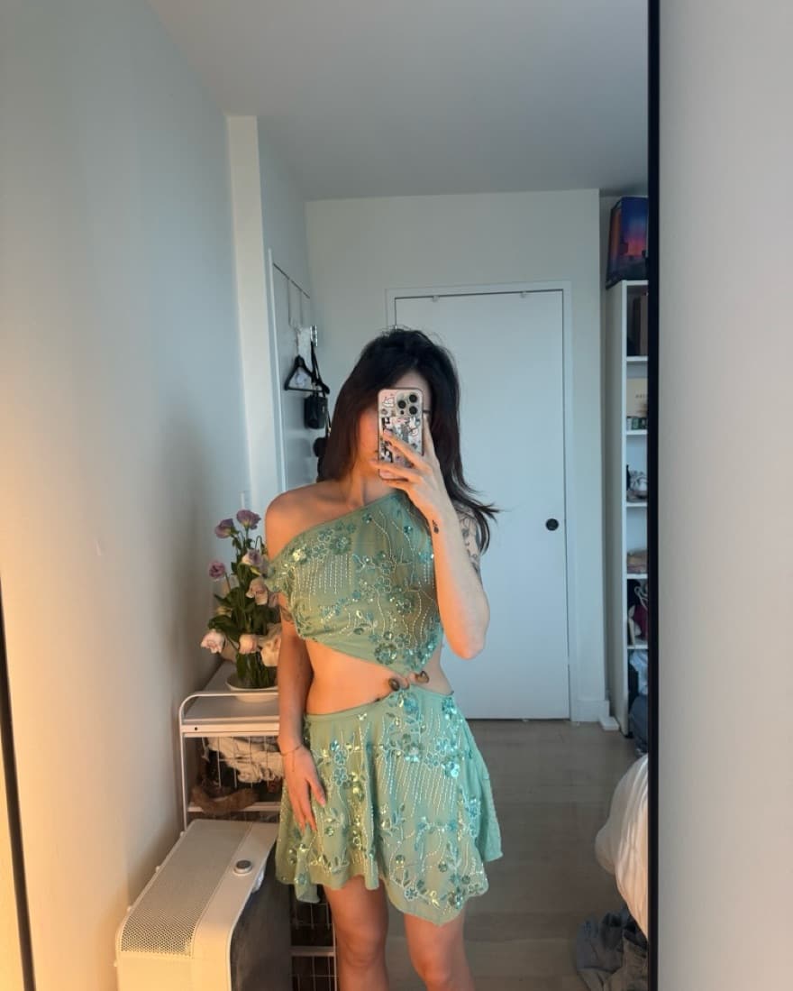 Peppermayo Aletta Sequin Mini Dress - Image 2