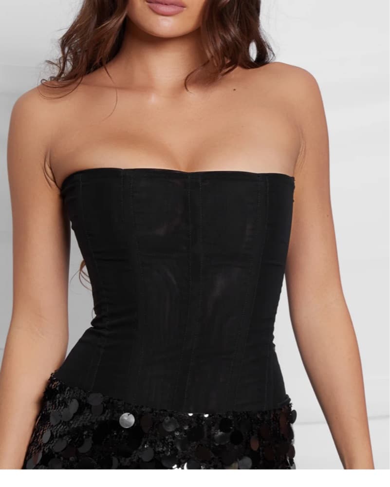 Leau Muse Mesh Coeset Top  - Image 2