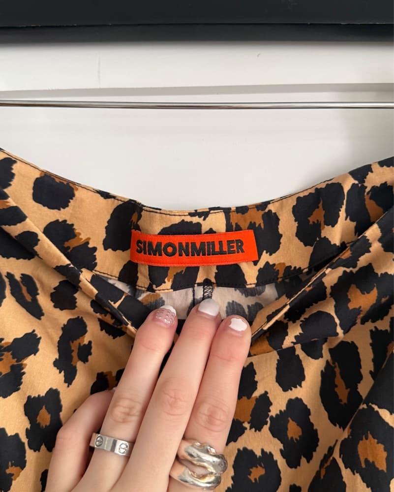Simon Miller Cheetah Poplin Pant  - Image 2