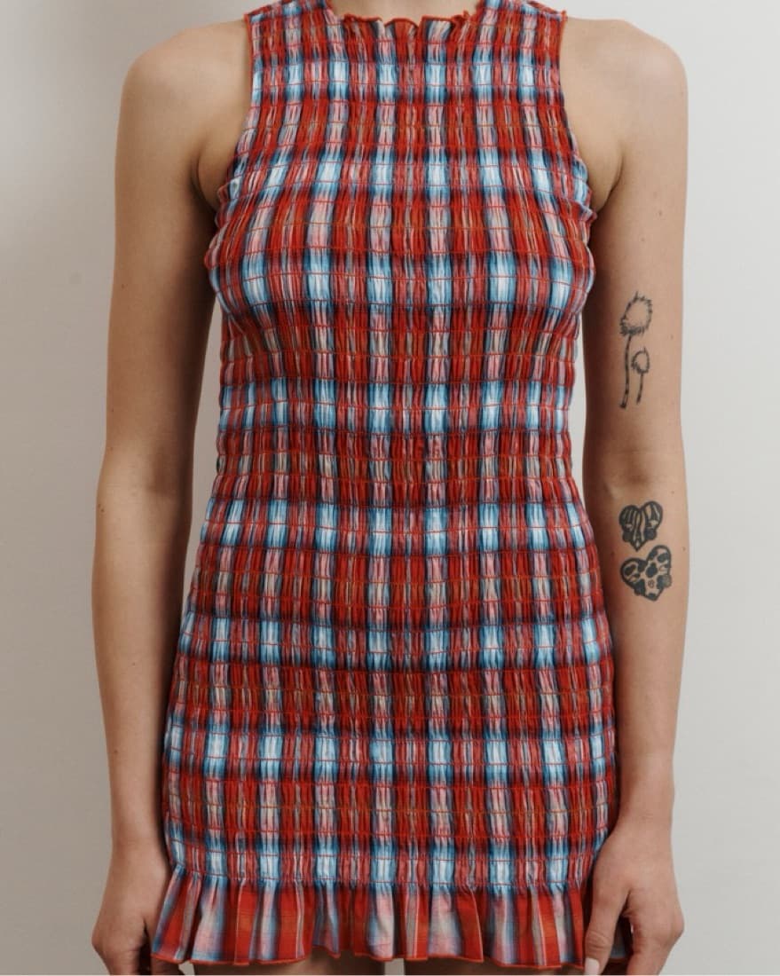 Apres Studio Cosmo Ruched Cotton Dress - Image 4