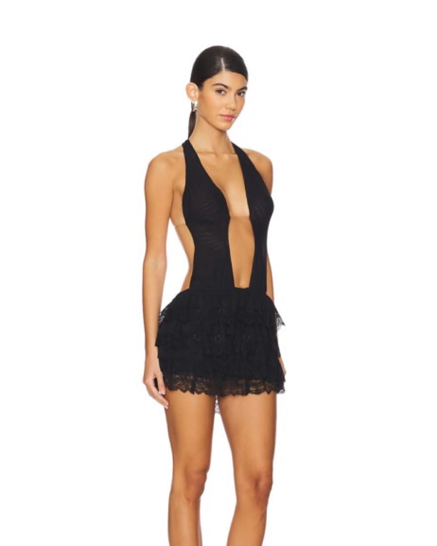 I Am Gia Black Mini Dress - Image 3