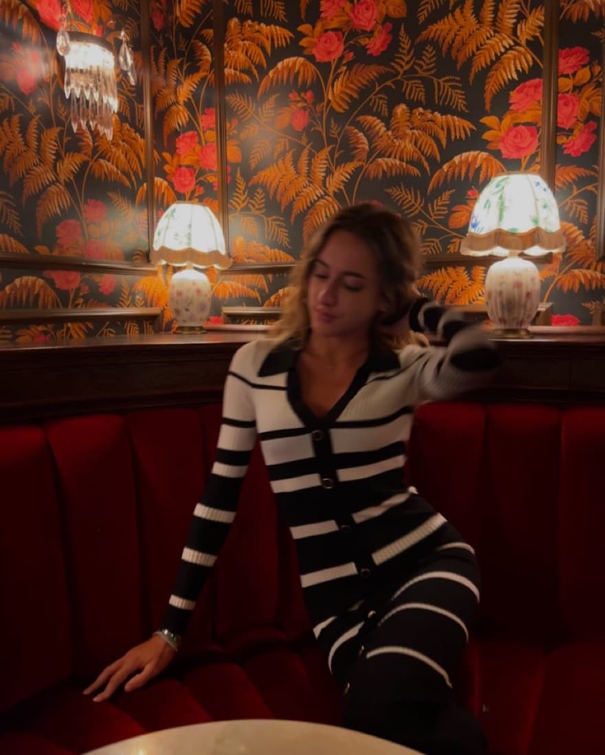 Striped Long Dress - Image 2