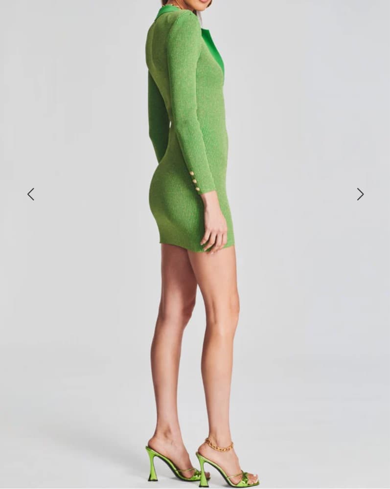 Retrofete Mini Rib Knit Dress  - Image 2