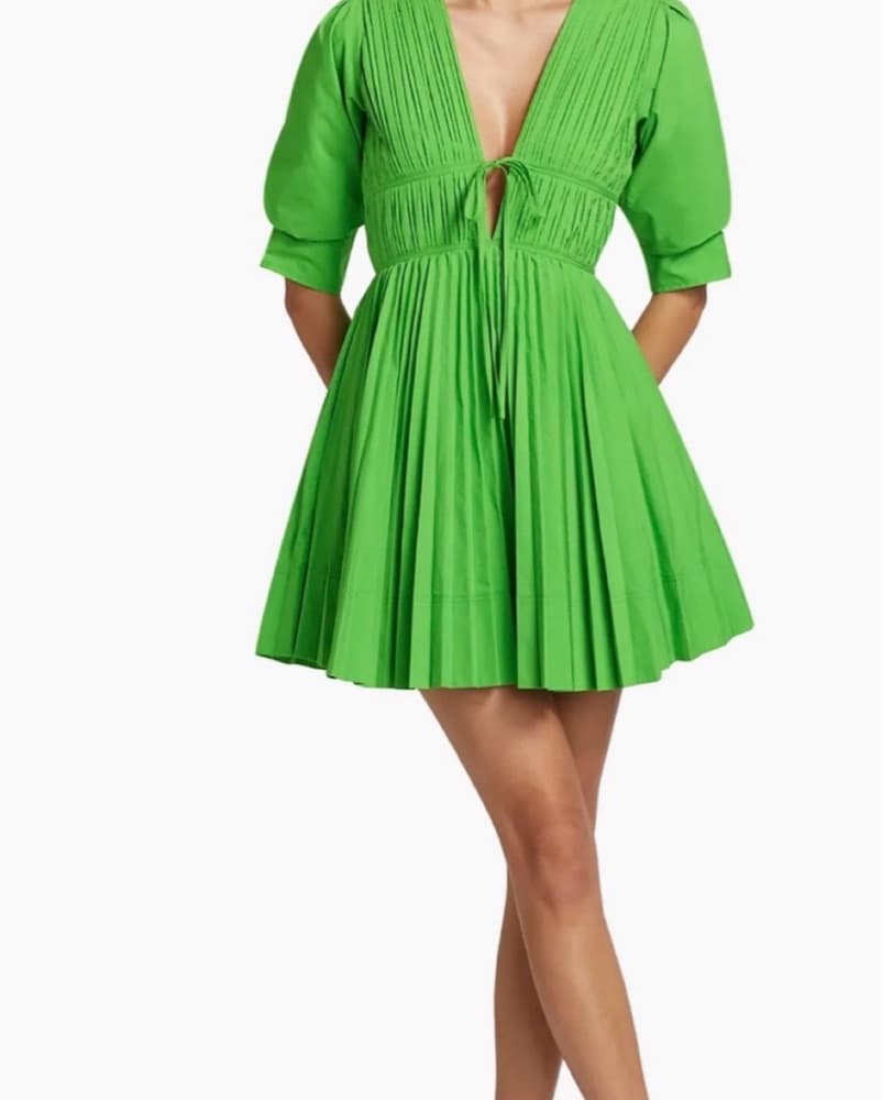 Simkhai Green Mini Dress - Image 2