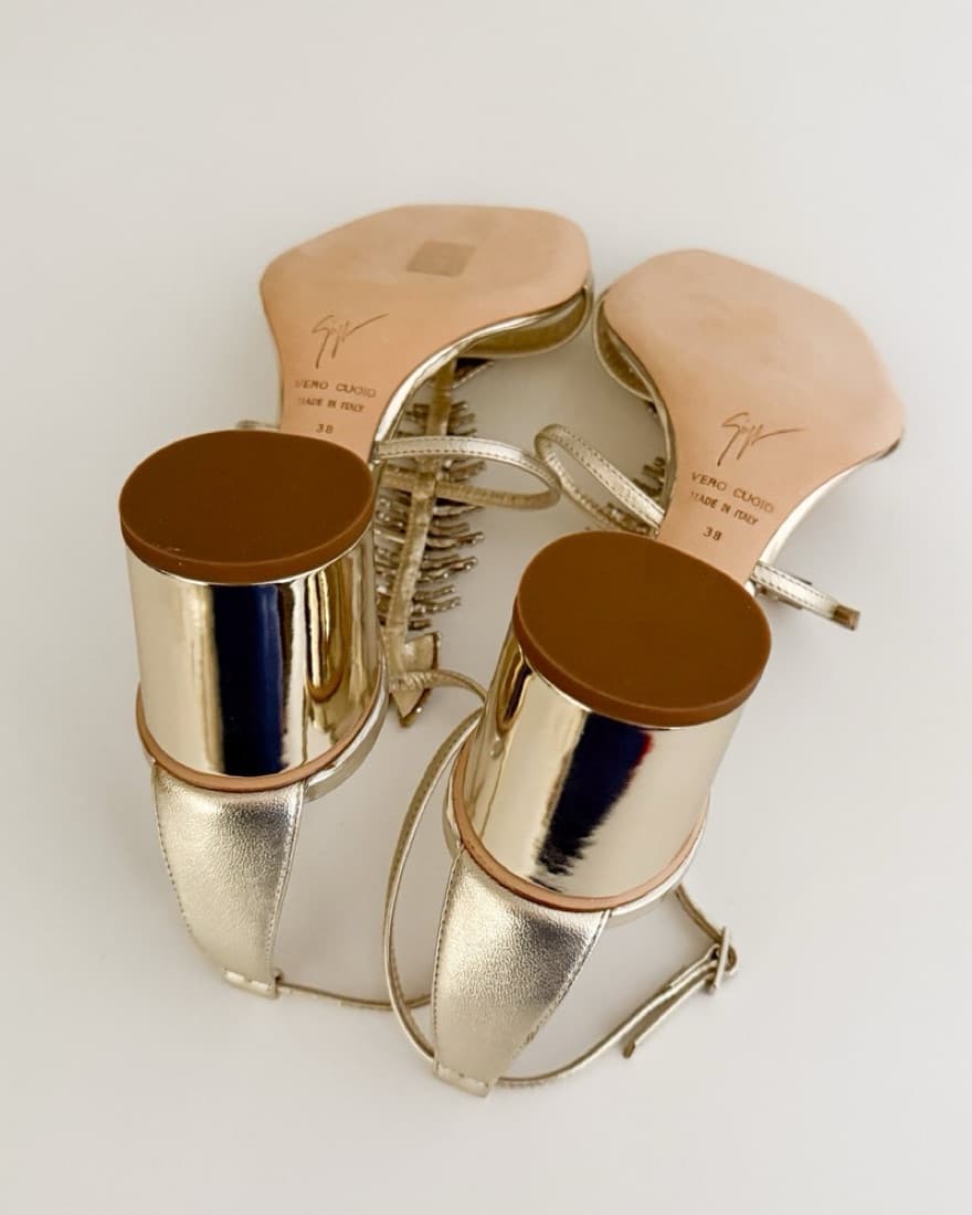 Guiseppe Zanotti Fishbone Heels  - Image 6