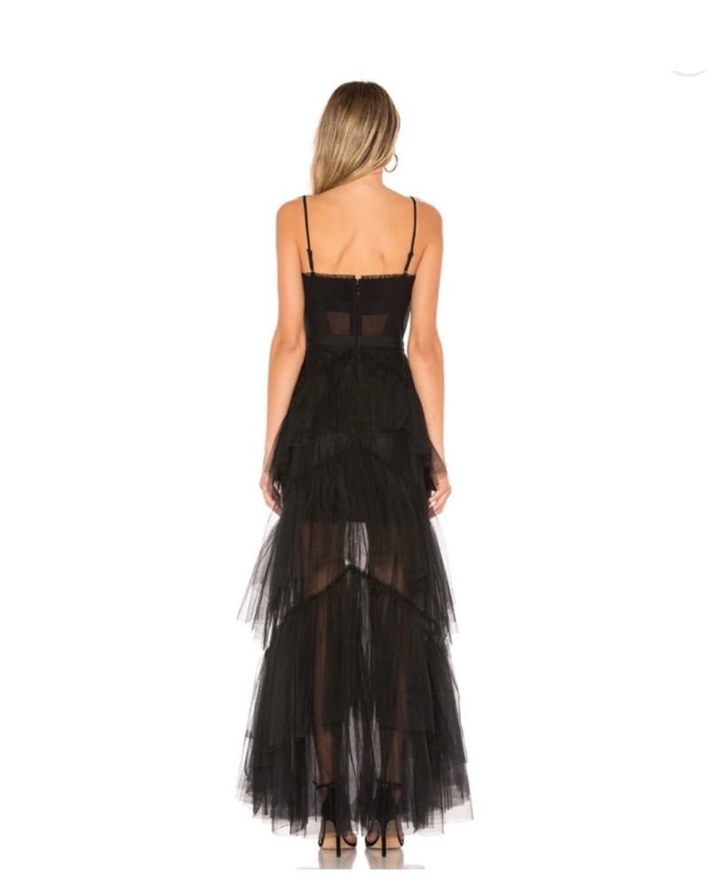 BCBG Corset Tulle Gown - Image 2