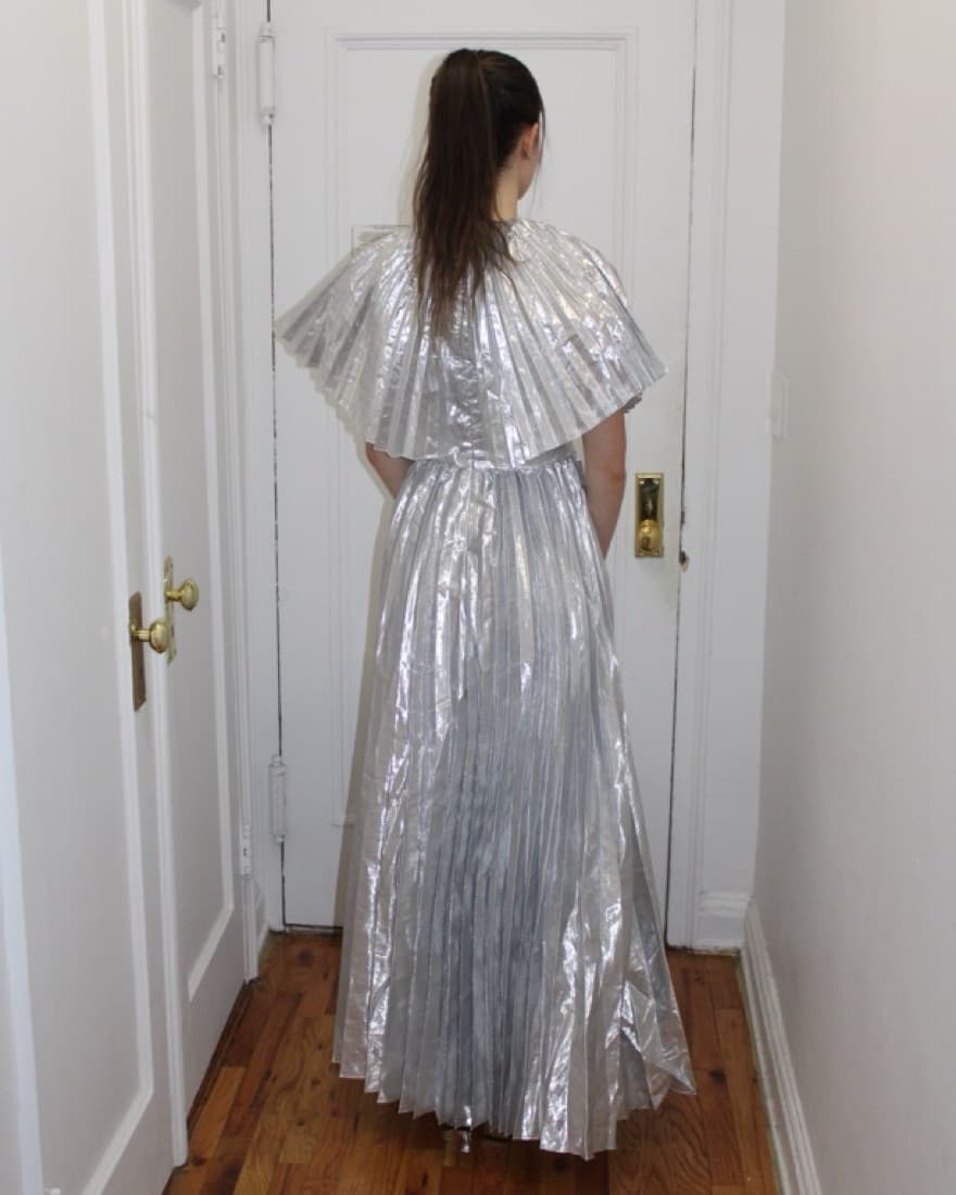 BCBGMAXAZRIA Metallic Evening Dress - Image 2