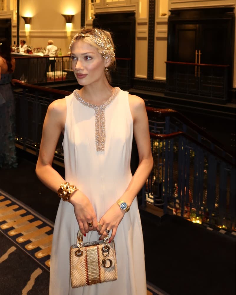 Mini Lady Dior Gold Python   - Image 4