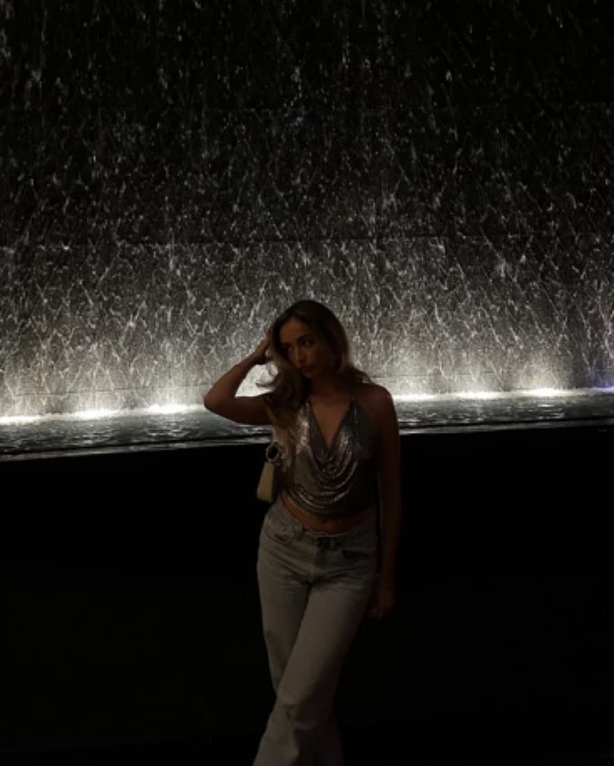 Silver Metal Halter Top - Image 2