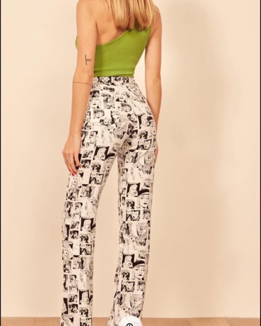 Newspaper High Rise Jeans - Image 1