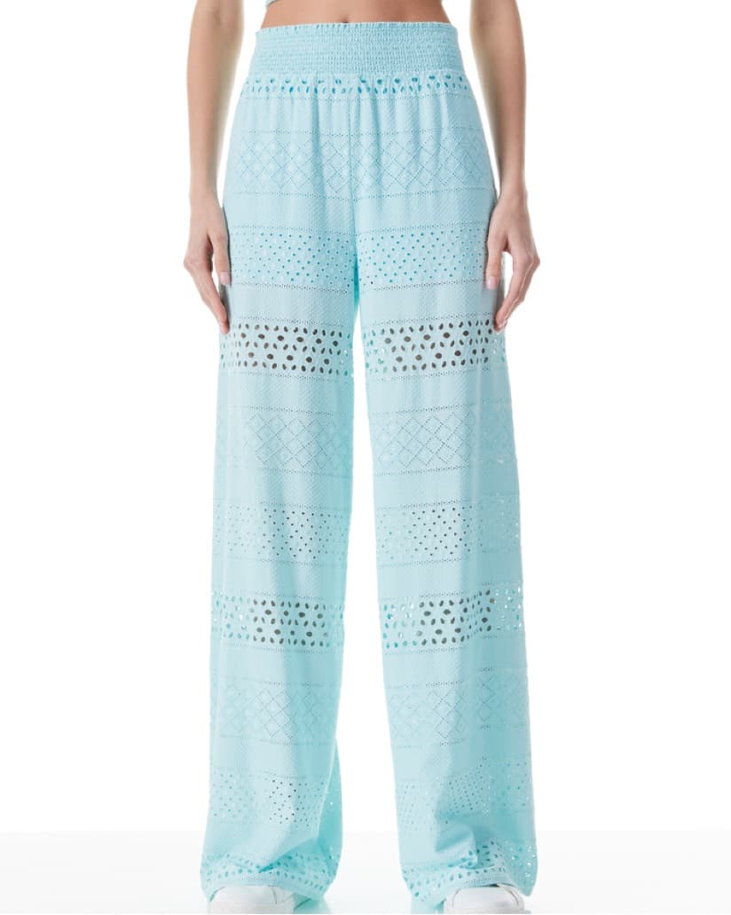 Alice + Olivia Blue Bandeau Top + Pants - Image 2