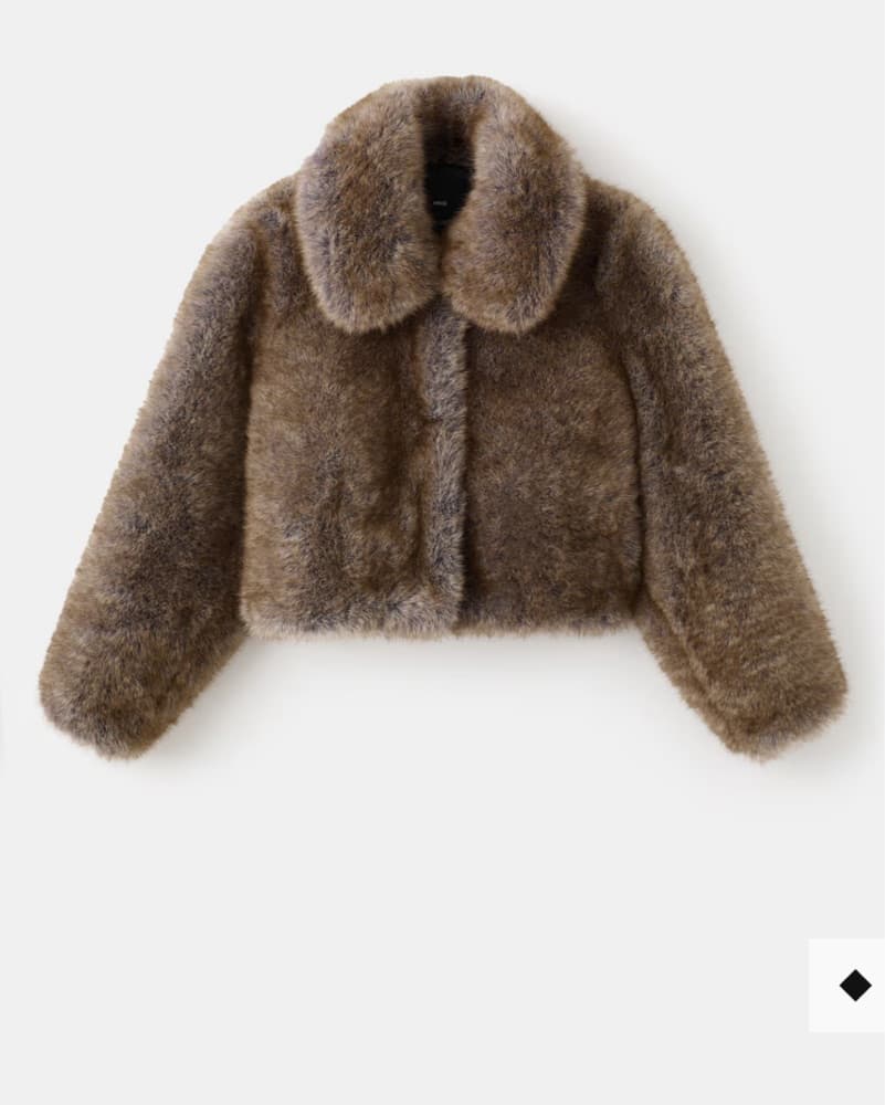 FAUX-FUR CROPPED JACKET MANGO - Image 3