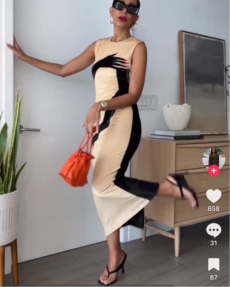 Loewe Glove Beige Dress - Image 6