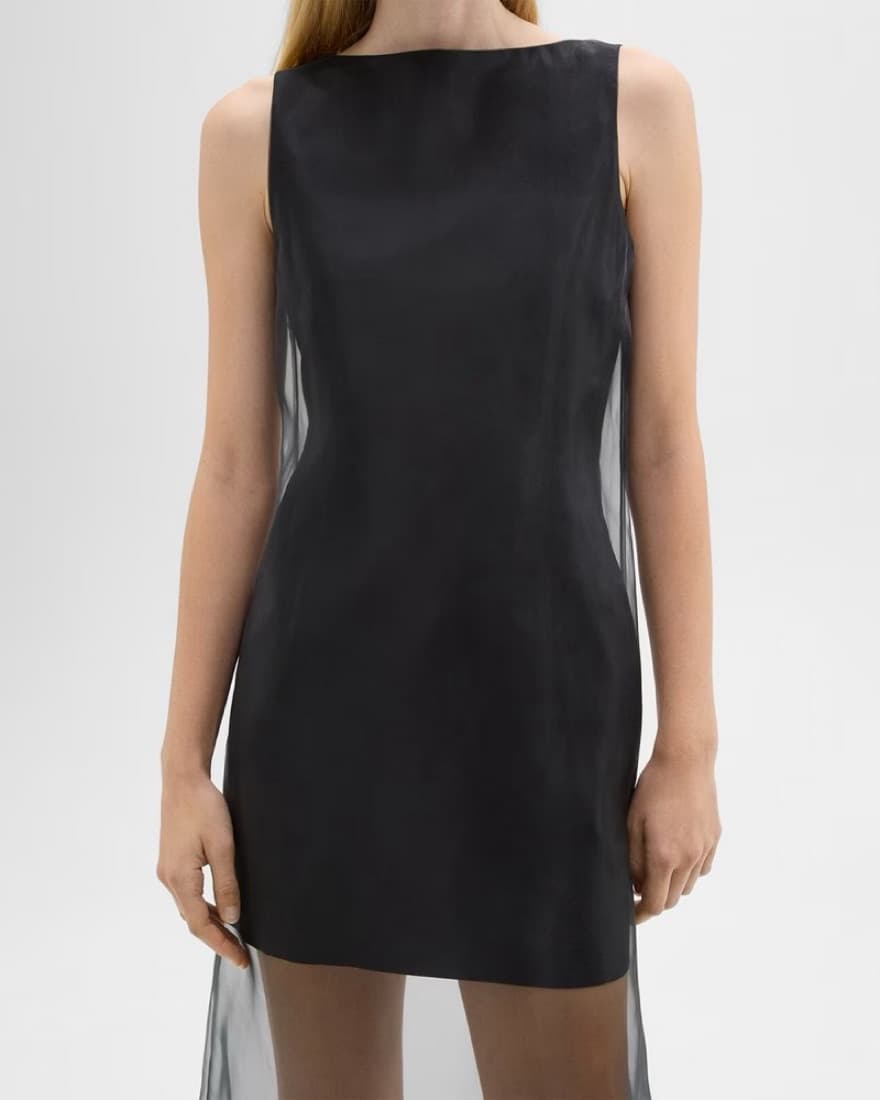 Theory Overlay Midi Dress  - Image 2