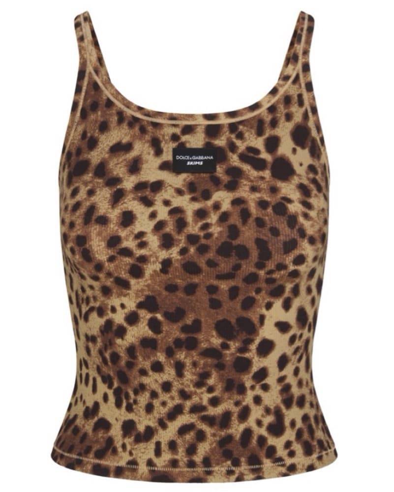 Dolce And Gabbana X SKIMS cheetah Tank  - Image 1