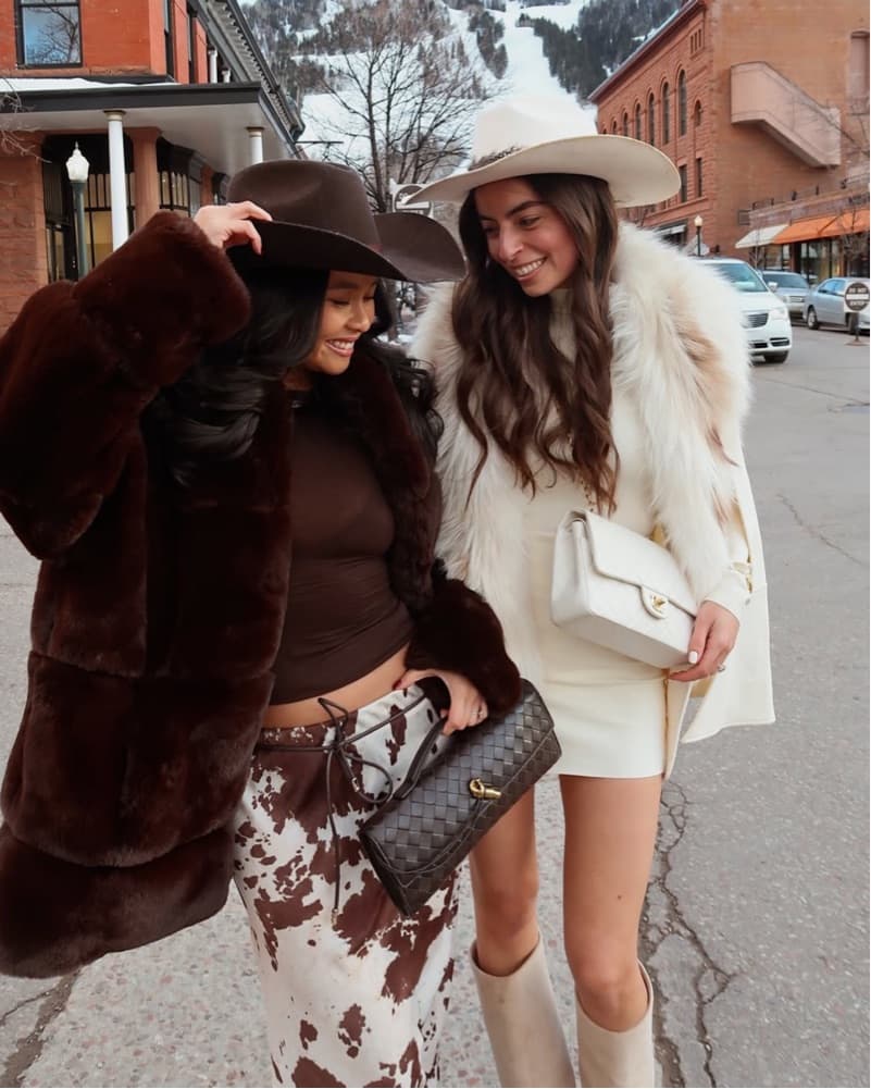 Chocolate Brown Fur Coat - Image 1