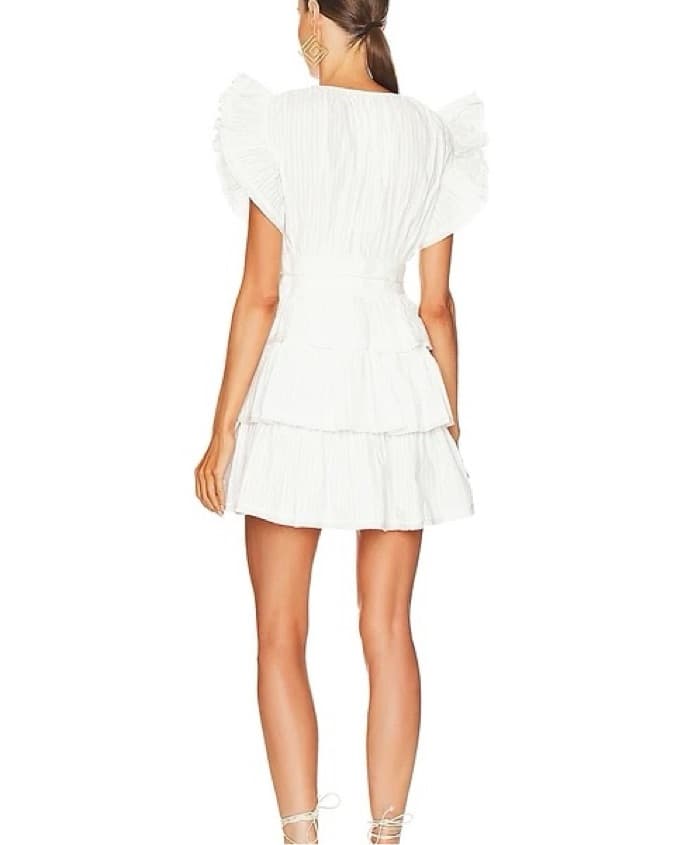 Ulla Johnson Camilla Dress in Cowrie White - Image 3