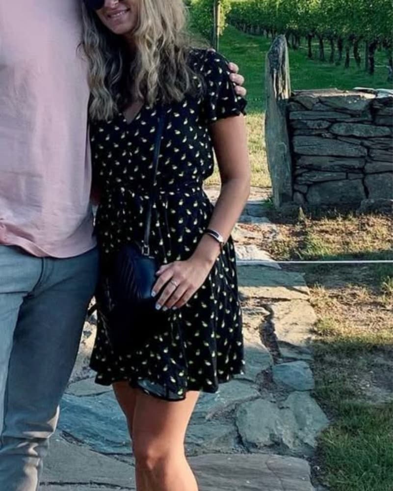 Zara Black Lemon Printed Mini Dress - Image 2