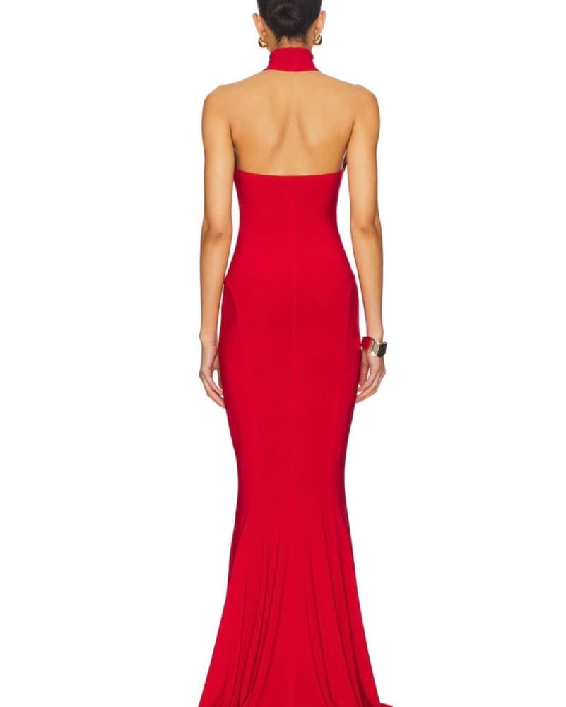 Normal Kamali Halter Fishtail Gown - Image 2