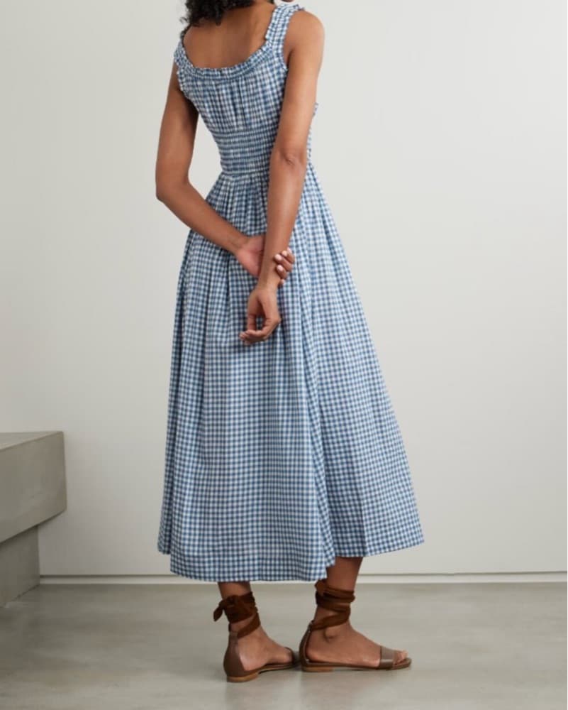 Doen gingham Dress - Image 2